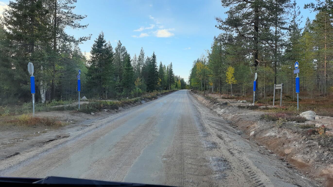 Typische Lappland-Kreuzung...