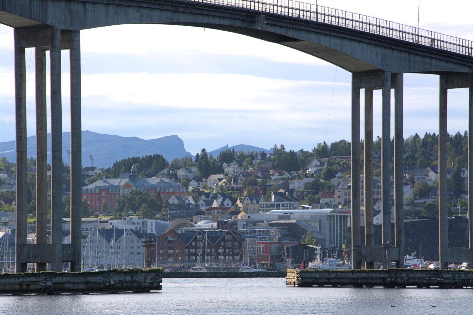 Blick auf Tromsø's Altstadt