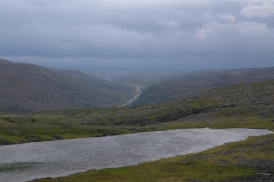 Tiefdruckgebiet über Nordkinnhalvøya