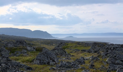 Blick zum Sandfjorden