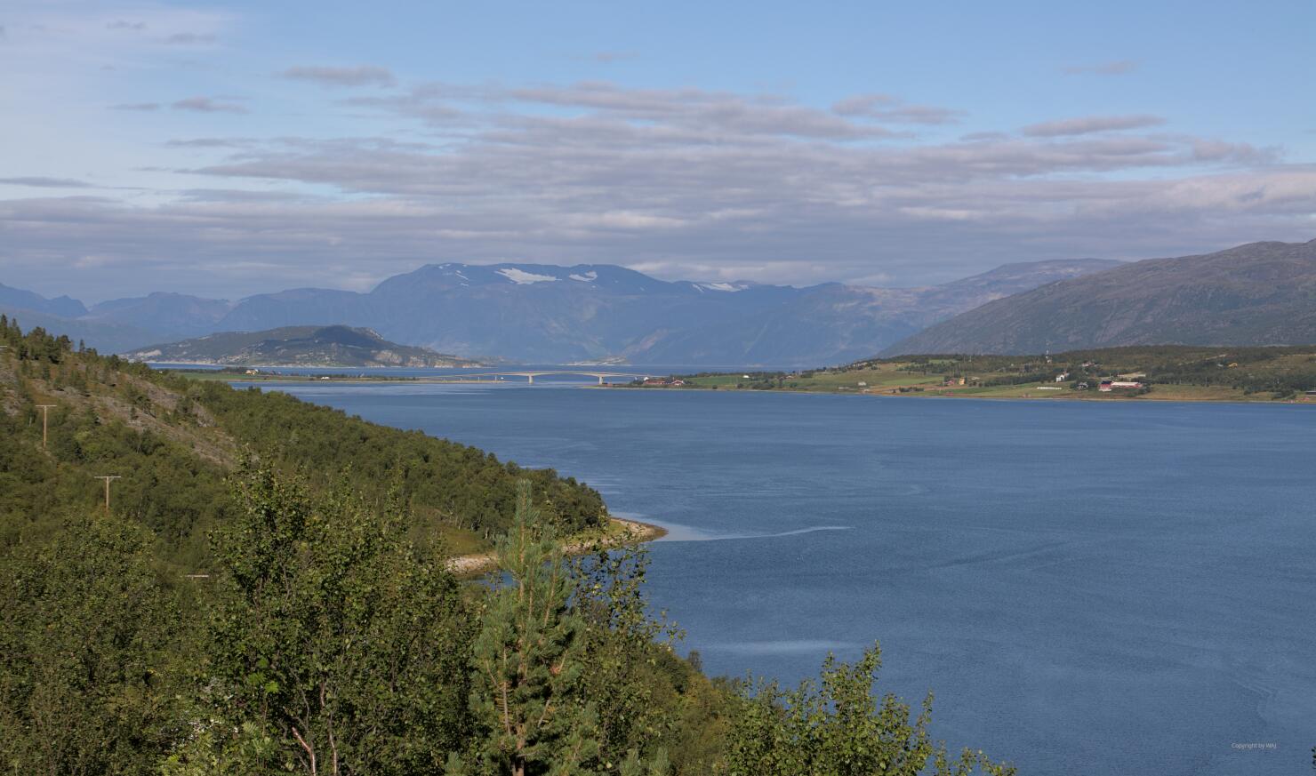 Brücke über den Badderfjorden
